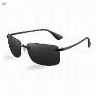 Rimless Nylon Polarized Unisex Sunglasses