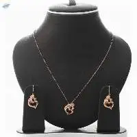 Mother's Love Pendant Necklace And Earrings Set