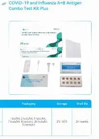 COVID-19 + Influenza A+B Antigen  Combo Test Kit
