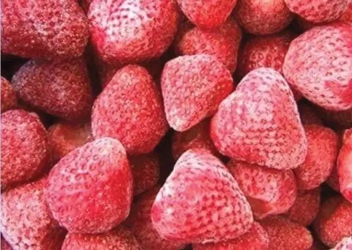 Frozen strawberry