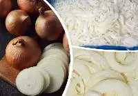 Frozen Onion Cubes And Slices