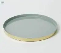 Iron Round Enamel Tray