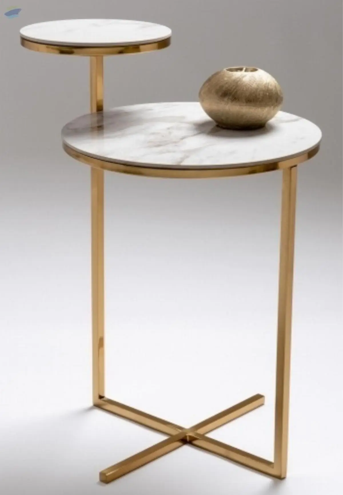 Metal Round Accent Table