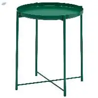Metal Round Tray With Stand