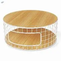Metal Wire Center Table