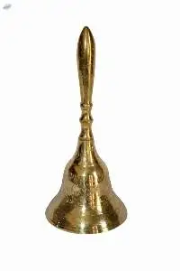 Brass Etched Hand Bell, Altar Bell