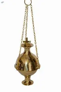 Brass Hanging Incense Burner, Censer