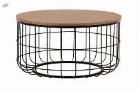 Iron Round Center Table Modern Coffee Table