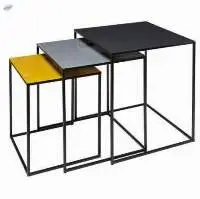 Iron Square Center Table Sets of 3