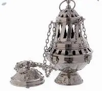 Silver Thurible, Incense Censer, Burner