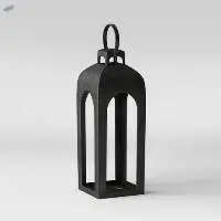 Iron Black Modern Lantern 
