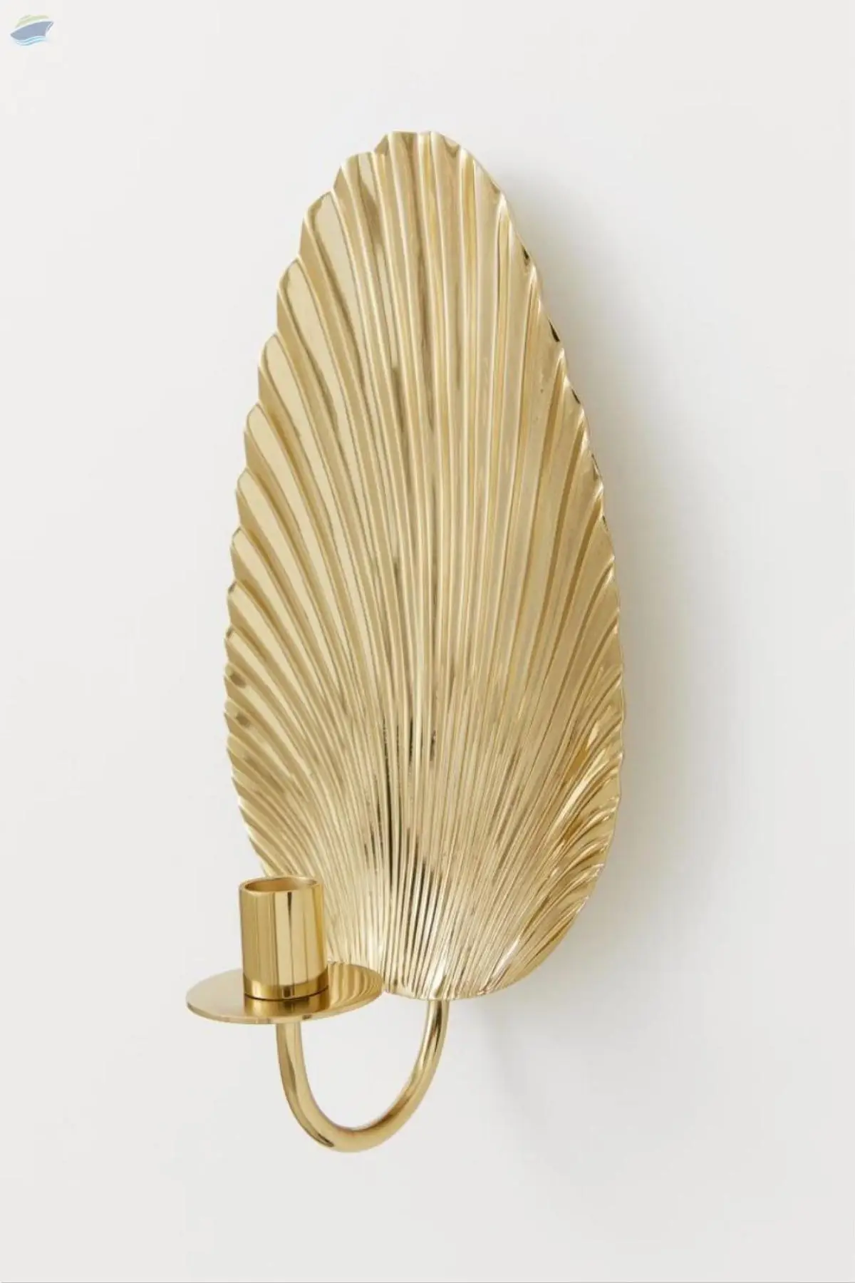 Metal Leaf Sconce 