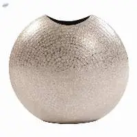 Aluminium Hammered Flower Vase 