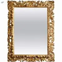 Wall Mirror Frame (Golden duco paint)