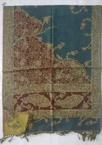 Wool Scarf Woven Jacquard For Ladies, Women