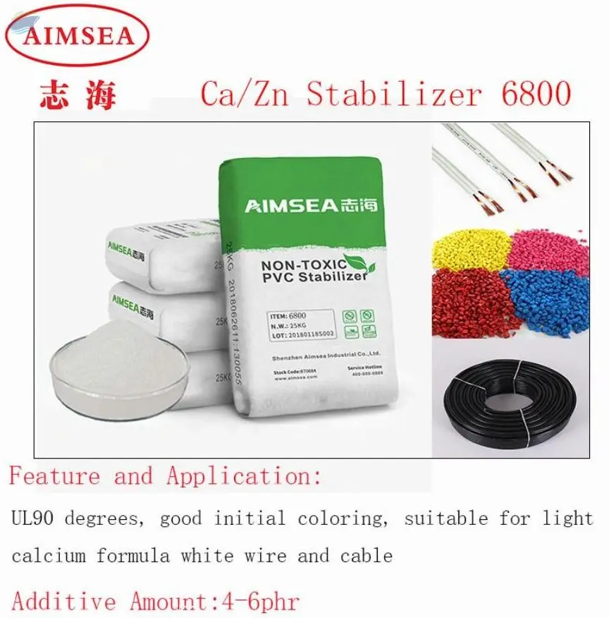 Pvc Cazn Stabilizer For Wire And Cables  Ul80~90