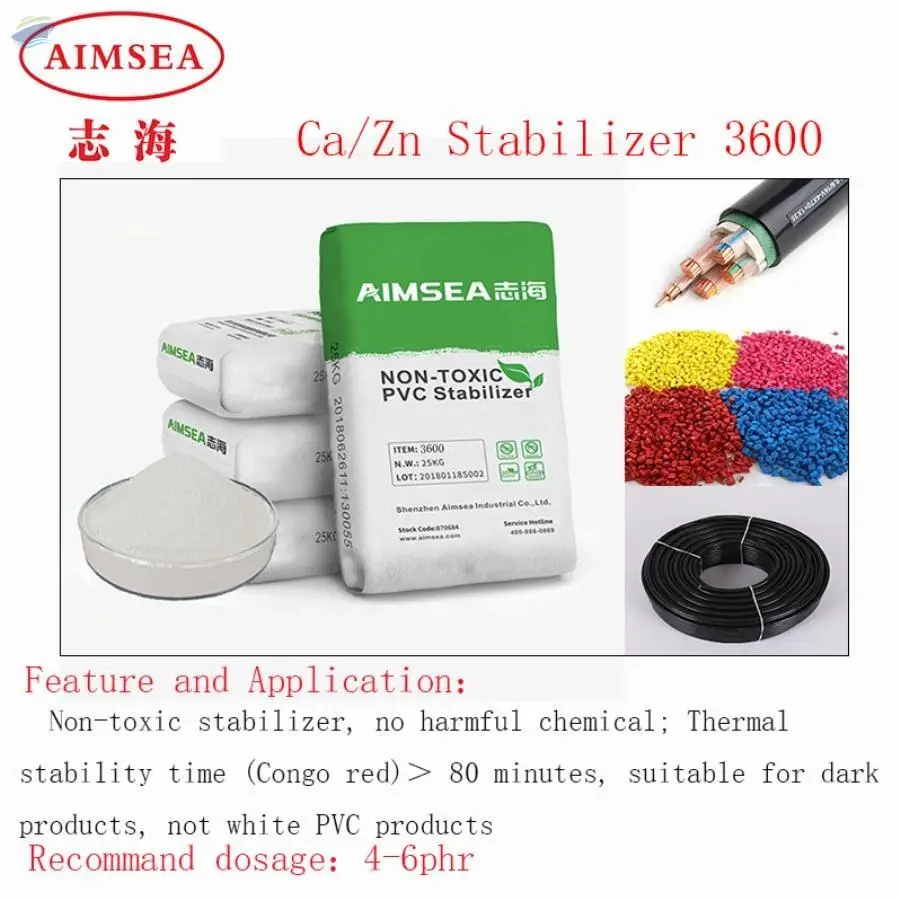 Pvc Cazn Stabilizer For Wire And Cables H70~90