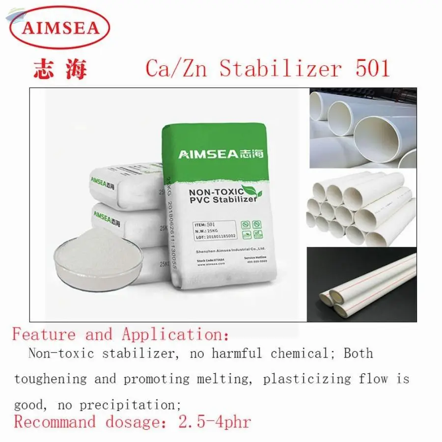 Pvc Cazn Stabilizer For Drainage Pipe