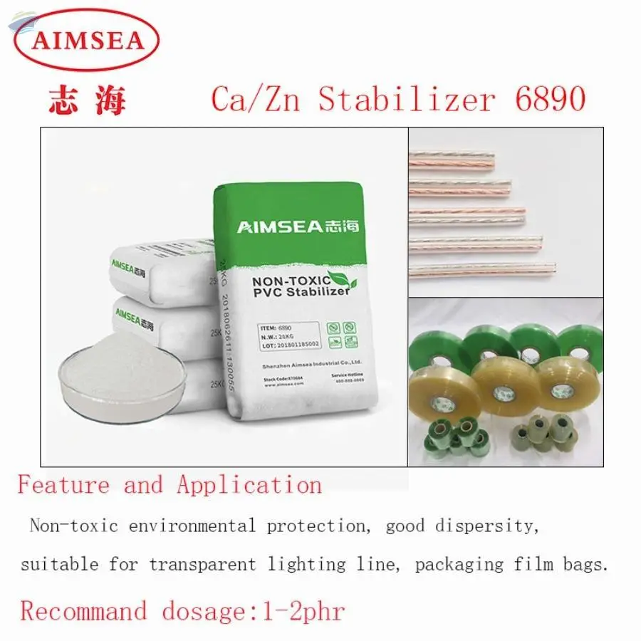 Pvc Cazn Stabilizer For Transparent And Flexible
