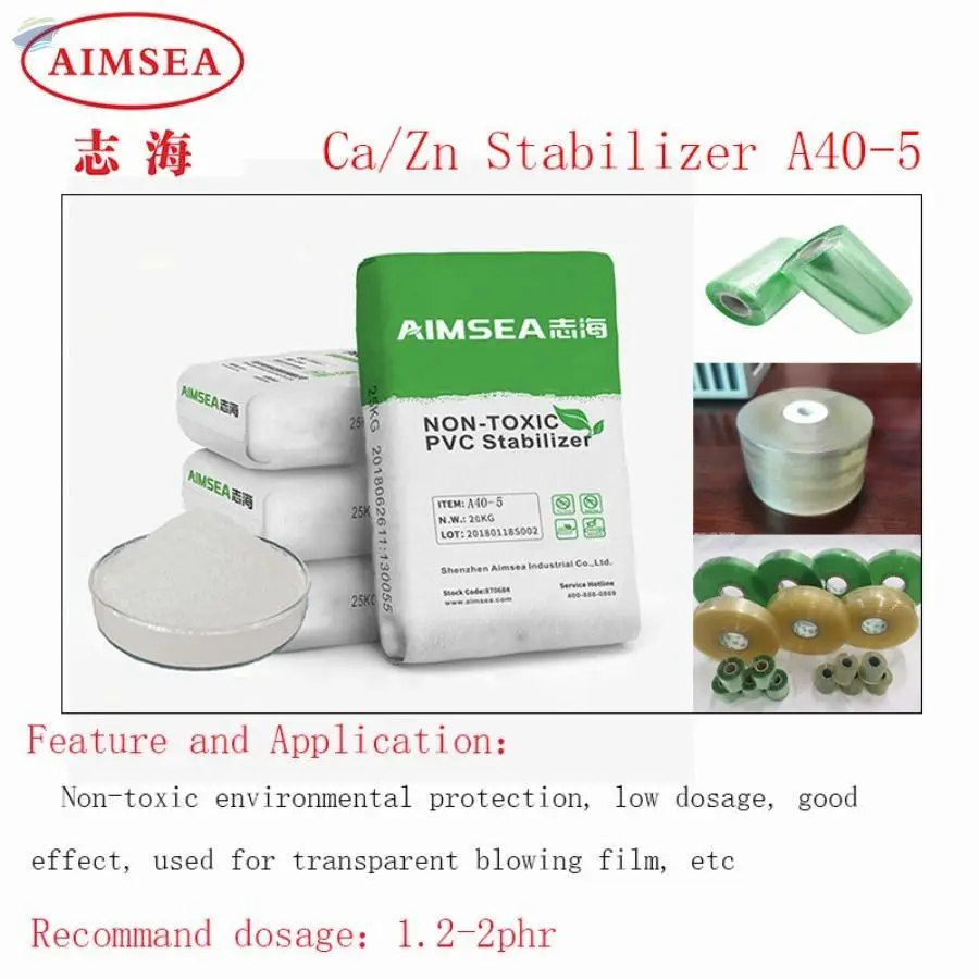 Pvc Cazn Stabilizer For Transparent And Flexible