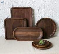 Wooden Tray Set