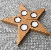 Wooden Tea Light Holder