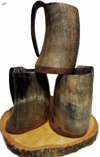 Beer Mug Bar Buffalo Horn Mugs