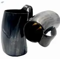 Bar Drinking Mugs, Horn Mug, Beer Mug