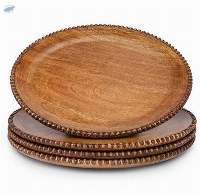 Wooden Handicrafts Charger Plate