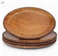 Wooden Handicrafts Charger Plate