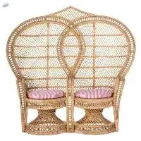 Nagarjuna Peacock Twin Rattan Chair