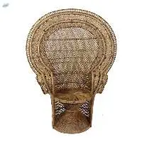 Madina Peacock Rattan Chair Unique