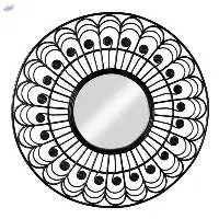 Irama Rattan Mirror Round Shape