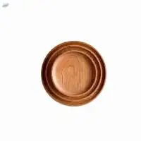 Hot Products Round Wooden Plates from Indonesia