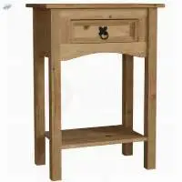Solid Pine Wood Bedside Table