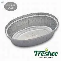 Freshee Aluminium Container 600 Oval Gold