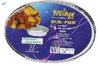 Freshee Al Container 600 Oval Gold (10 pcs)