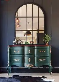 French Louis Green Chest