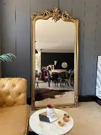 The Versaille Gold Carved Wall Mirror