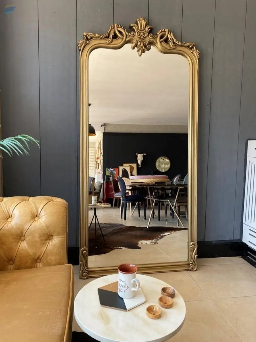 The Versaille Gold Carved Wall Mirror
