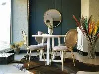 Grey Hole Dining / Kitchen Table Set