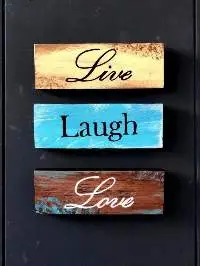 Live Laugh Love 3-Wall Accessory Set