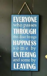 Happiness Bathroom Wall Painting