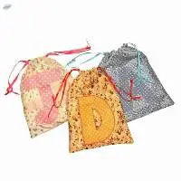 Pattern Material Ribbon Bag