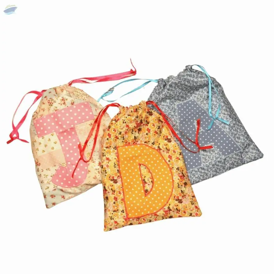 Pattern Material Ribbon Bag
