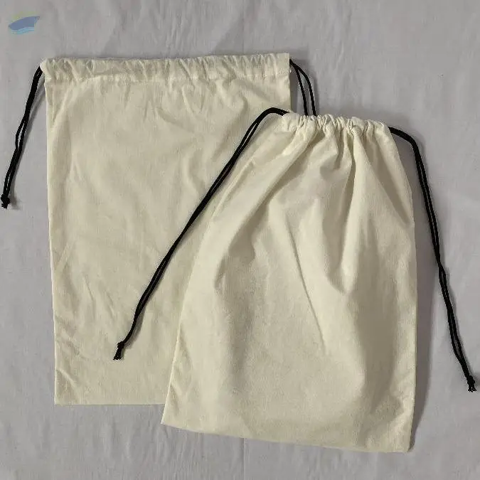 White Bone Draw String Bag
