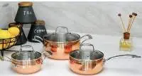 3-Ply Copper Cooking Ware