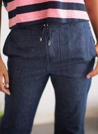 Straight Leg Denim Pant