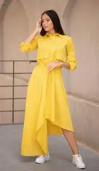 Asymmetrical Shirt Dress
