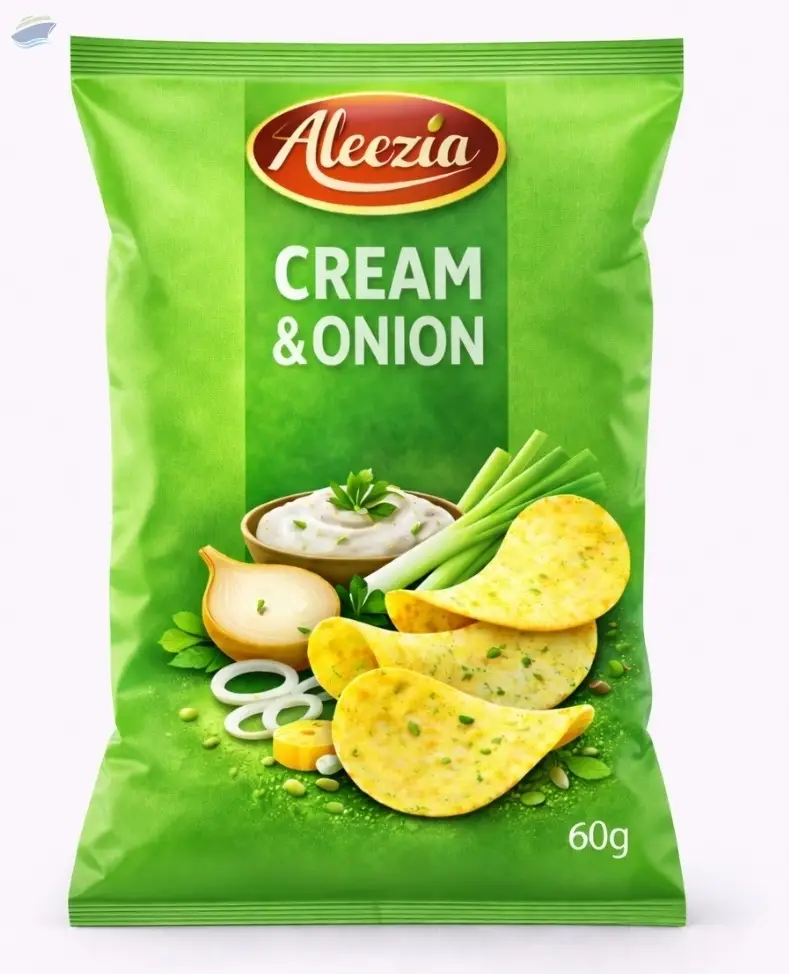 Aleezia Cream & Onion Chips